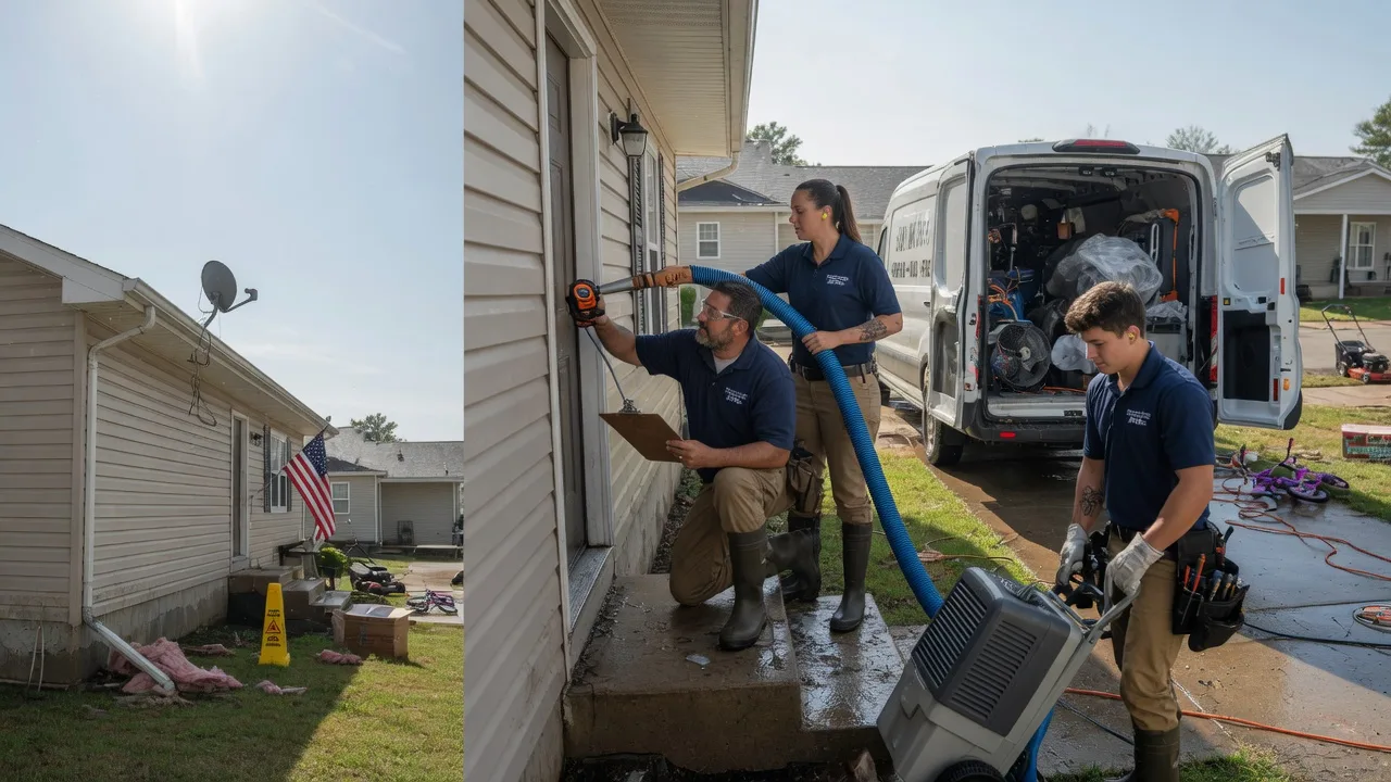 Ceiling Water Damage Restoration in Bradshaw, WV near me